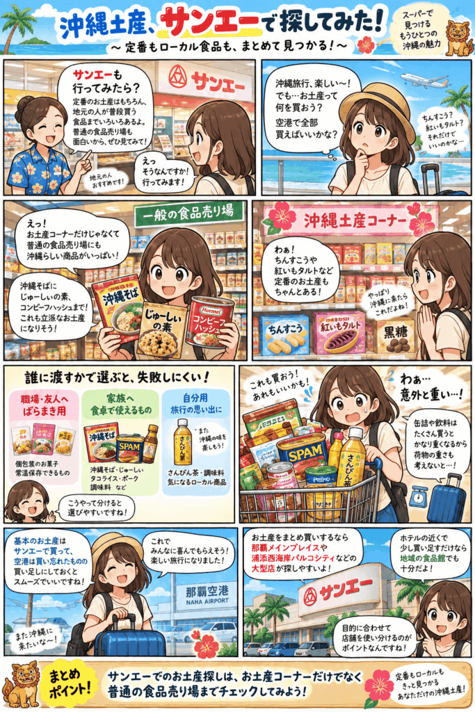 沖縄土産、サンエーで探してみた！